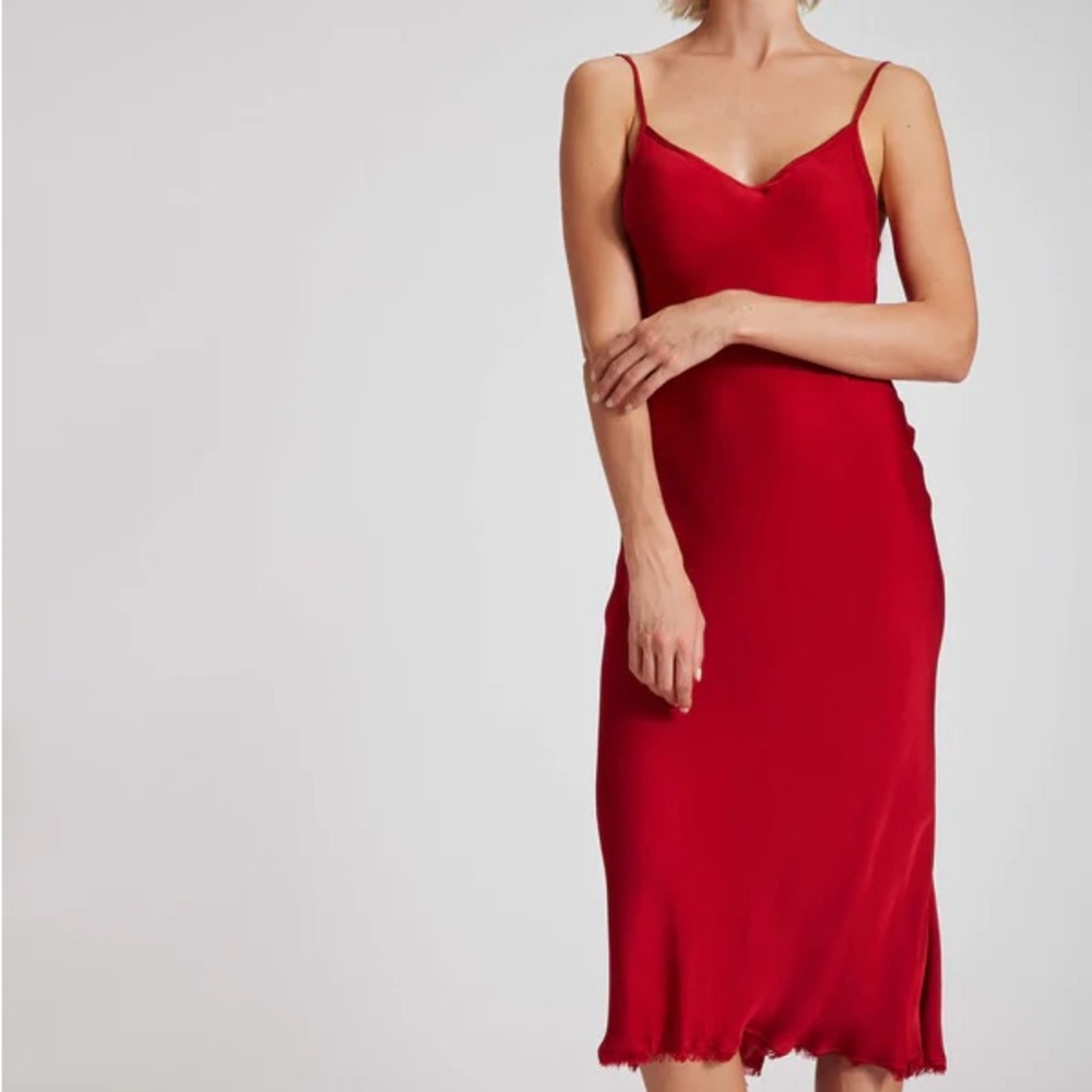 Nation LTD Sofia slip dress in deep plum. Size XS. Like new